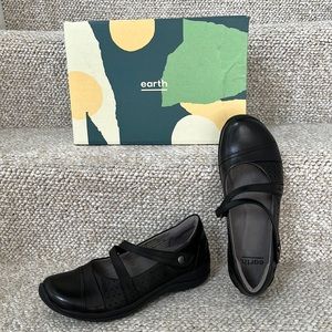 NIB - Earth Kara Galilei Black Multi Leather Women’s Mary Jane - Size 8 (39 EU)